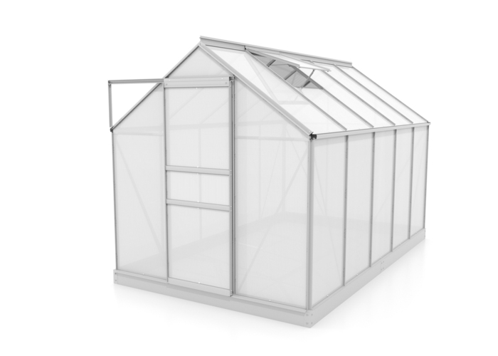 Växthus Venus 6200 Alu Poly Sockel 6,2 m² Vitavia